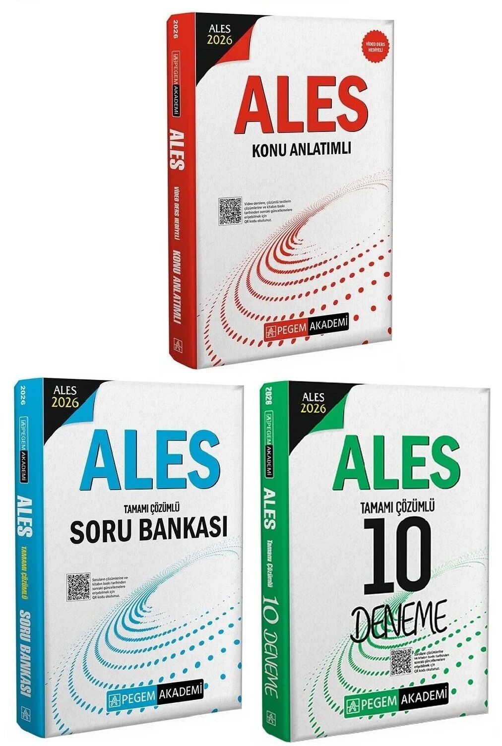 Pegem 2026 ALES Konu + Soru Bankası + 10 Deneme 3 lü Set Pegem Akademi Yayınları