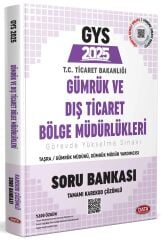 Data 2025 GYS Ticaret Bakanlığı Gümrük ve Dış Ticaret Bölge Müdürlükleri Soru Bankası Çözümlü Görevde Yükselme Data Yayınları