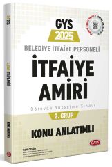 Data 2025 GYS Belediye Zabıta Personeli İtfaiye Amiri 2. Grup Konu Anlatımlı Görevde Yükselme Data Yayınları