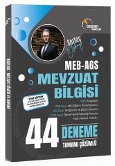 YENİ AGS - Doktrin MEB-AGS Mevzuat Bilgisi 44 Deneme Çözümlü - Sertaç Özbey Doktrin Yayınları
