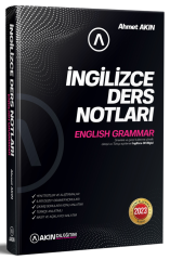 Akın Dil YDS YKSDİL İngilizce Grammar Ders Notları Akın Publishing