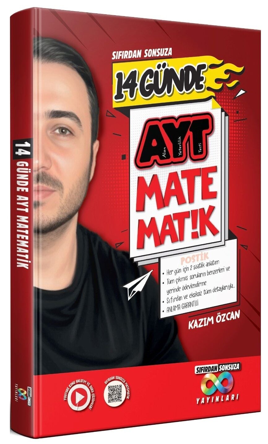 Doktrin YKS AYT Sıfırdan Sonsuza 14 Günde Matematik Video Takip Kitabı - Kazım Özcan Doktrin Yayınları