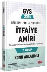 Data 2024 GYS Belediye Zabıta Personeli İtfaiye Amiri 7. Grup Konu Anlatımlı Görevde Yükselme Data Yayınları