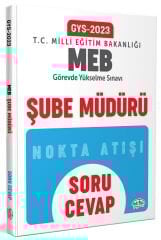 Editör 2023 GYS MEB Milli Eğitim Bakanlığı Şube Müdürü Nokta Atışı Soru Cevap Görevde Yükselme Editör Yayınları