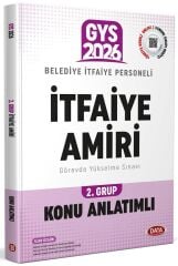 Data 2026 GYS Belediye Zabıta Personeli İtfaiye Amiri 2. Grup Konu Anlatımlı Görevde Yükselme Data Yayınları