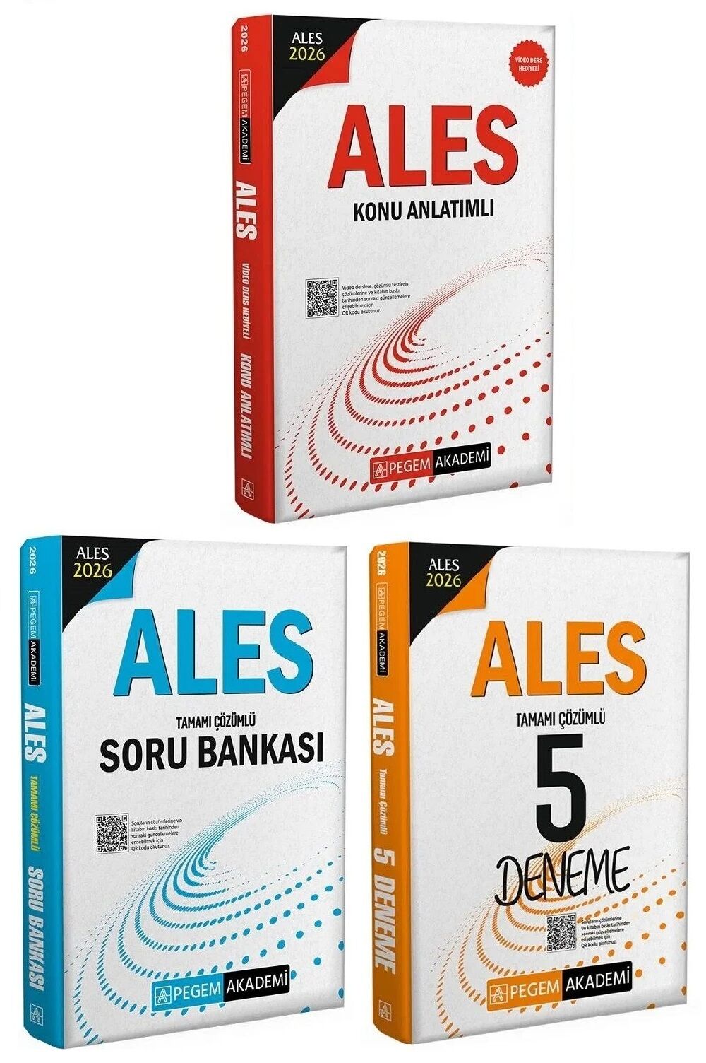 Pegem 2026 ALES Konu + Soru Bankası + 5 Deneme 3 lü Set Pegem Akademi Yayınları