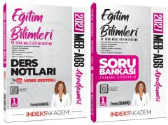 İndeks Akademi 2027 MEB-AGS Akademisi Eğitim Bilimleri Video Ders Notları + Soru Bankası  1. Kitap 2 li Set - Zeynep Salman İçli İndeks Akademi Yayıncılık