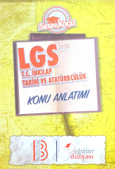 SÜPER FİYAT - Eğitim Dünyası 8. Sınıf LGS TC İnkılap Tarihi ve Atatürkçülük Sınav Koçu Konu Anlatımı Eğitim Dünyası Yayınları