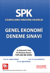 Akademi SPK Genel Ekonomi Deneme Sınavı Akademi Consulting Yayınları