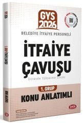 Data 2026 GYS Belediye İtfaiye Personeli İtfaiye Çavuşu 1. Grup Konu Anlatımlı Görevde Yükselme Data Yayınları
