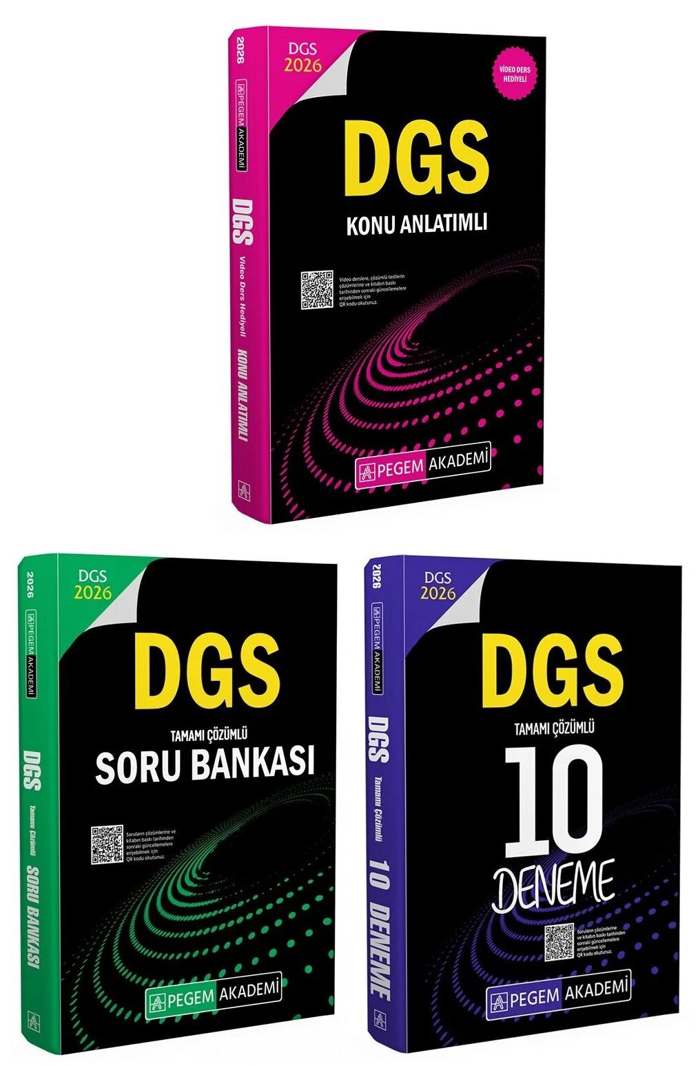 Pegem 2026 DGS Konu Anlatımı + Soru Bankası + 10 Deneme 3 lü Set Pegem Akademi Yayınları