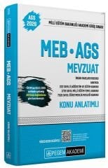 YENİ AGS - Pegem 2026 MEB-AGS Mevzuat Konu Anlatımlı Pegem Akademi Yayınları