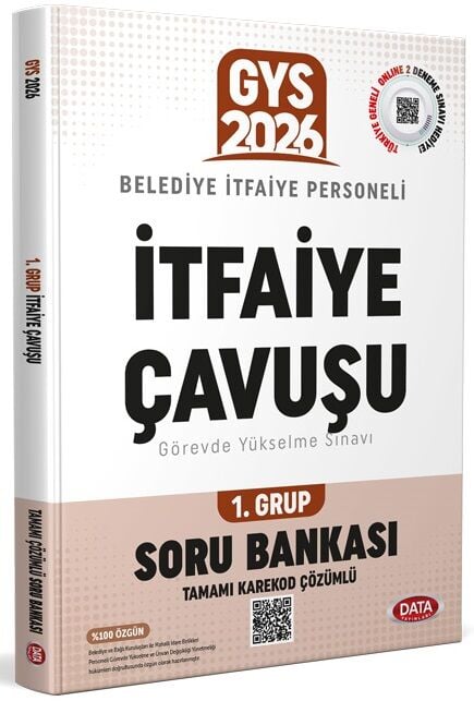 Data 2026 GYS Belediye İtfaiye Personeli İtfaiye Çavuşu 1. Grup Soru Bankası Görevde Yükselme Data Yayınları