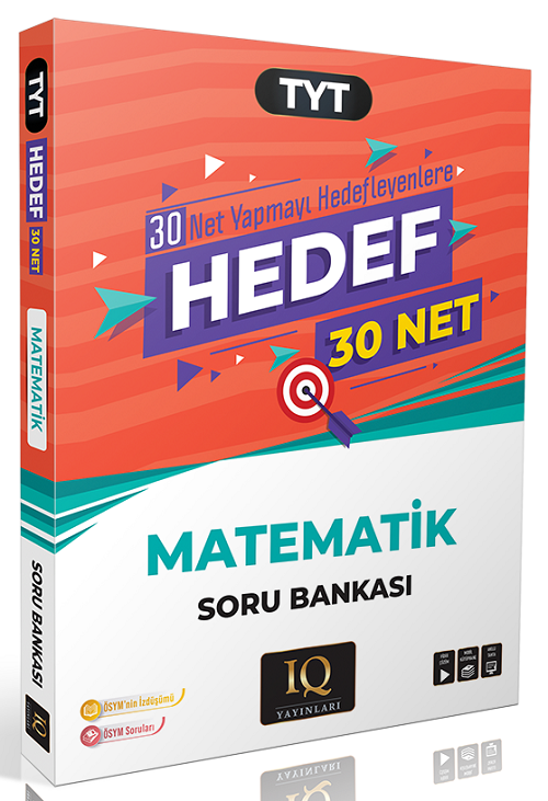 IQ Yayınları YKS TYT Matematik Hedef 30 Net Soru Bankası IQ Yayınları