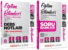 İndeks Akademi 2027 MEB-AGS Akademisi Eğitim Bilimleri Video Ders Notları + Soru Bankası 2. Kitap 2 li Set İndeks Akademi Yayıncılık
