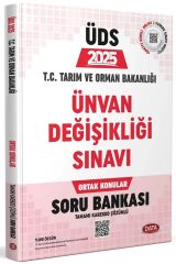 Data 2025 GYS ÜDS Tarım ve Orman Bakanlığı Ortak Konular Soru Bankası Ünvan Değişikliği Data Yayınları