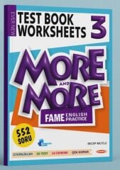 Kurmay ELT More and More English 3 Worksheets Test Book Kurmay ELT Yayınları