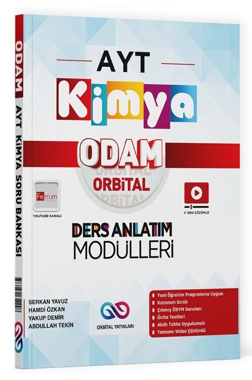 Orbital YKS AYT Kimya Odam Orbital Ders Anlatım Modülleri Orbital Yayınları