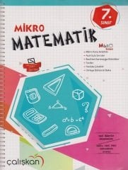 Çalışkan 7. Sınıf Matematik Mikro Defter Çalışkan Yayınları