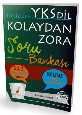 Pelikan YKSDİL İngilizce Kolaydan Zora Soru Bankası 2. Baskı Pelikan Yayınları