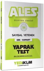 Yediiklim 2027 ALES Master Sayısal Yetenek Yaprak Test Çek Kopart Yediiklim Yayınları