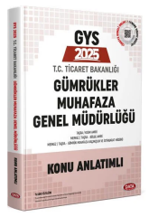 Data 2025 GYS Ticaret Bakanlığı Gümrükler Muhafaza Genel Müdürlüğü Konu Anlatımlı Görevde Yükselme Data Yayınları