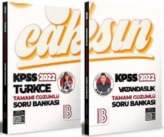 SÜPER FİYAT - Benim Hocam 2022 KPSS Türkçe + Vatandaşlık Soru Bankası 2 li Set Benim Hocam Yayınları