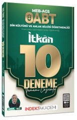 İndeks Akademi 2026 ÖABT MEB-AGS Din Kültürü ve Ahlak Bilgisi İTKAN 10 Deneme Çözümlü - Handan Bulut İndeks Akademi Yayıncılık