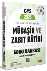 Data 2025 GYS Adalet Bakanlığı Mübaşir ve Zabıt Katibi Soru Bankası Çözümlü Görevde Yükselme Data Yayınları