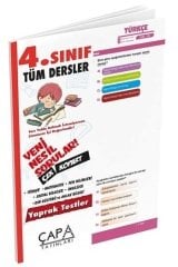 Çapa 4. Sınıf Tüm Dersler Yaprak Test Çapa Yayınları