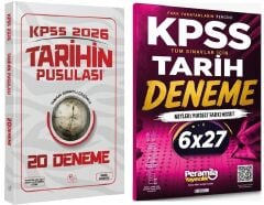 CBA + Peramila 2026 KPSS Tarihin Pusulası 20+6 Deneme 2 li Set - İsmail Adıgüzel CBA + Peramila Yayınları