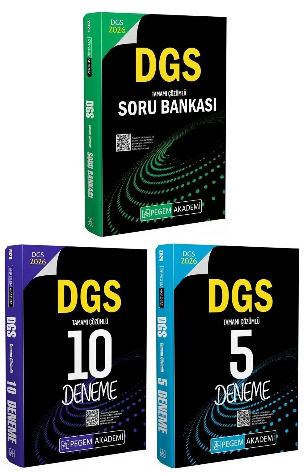 Pegem 2026 DGS Soru Bankası + 10+5 Deneme 3 lü Set Pegem Akademi Yayınları
