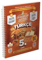 Murat 5. Sınıf Türkçe Maarif Modeli Öğrencim Defteri Murat Yayınları
