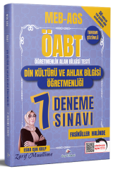 Dizgi Kitap ÖABT MEB-AGS DKAB Din Kültürü ve Ahlak Bilgisi Öğretmenliği 7 Deneme Fasikül Çözümlü - Zarif Muallime Esra Işık Kulp Dizgi Kitap