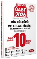 Data 2026 ÖABT MEB-AGS Din Kültürü Öğretmenliği 10 Deneme Çözümlü Data Yayınları