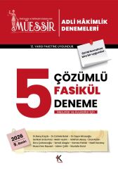 Kuram 2026 MÜESSİR Adli Hakimlik 5 Deneme Fasikül Çözümlü 9. Baskı Kuram Kitap Yayınları