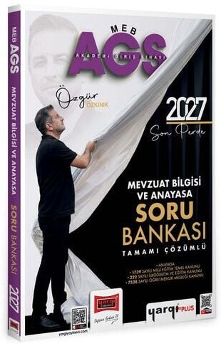 Yargı 2027 MEB-AGS Mevzuat Bilgisi ve Soru Bankası Çözümlü - Özgür Özkınık Yargı Yayınları