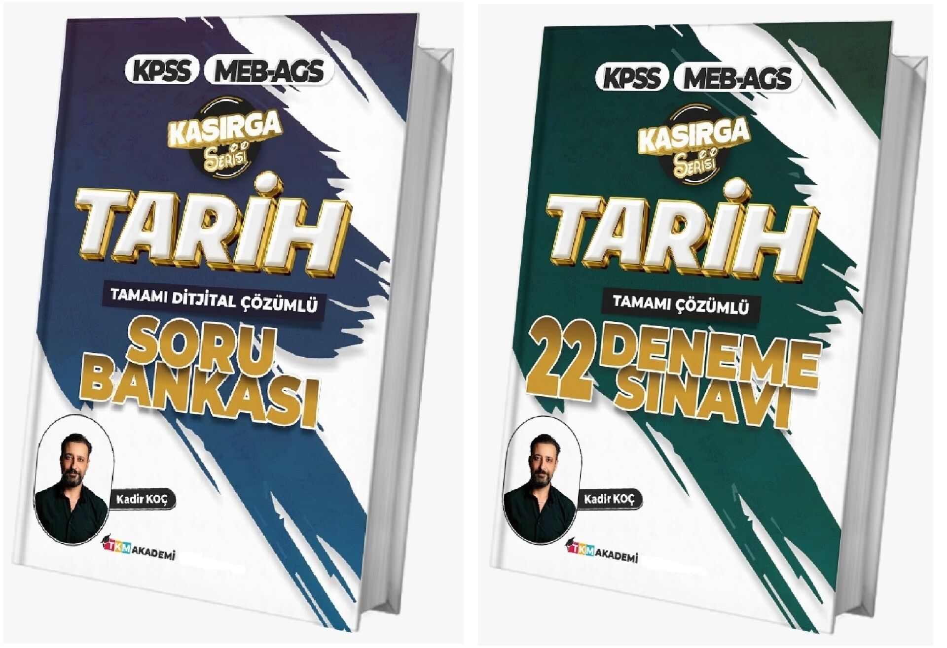 TKM Akademi 2026 KPSS MEB-AGS Tarih Kasırga Soru Bankası + 22 Deneme 2 li Set - Kadir Koç TKM Akademi