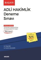 Seçkin BAŞARI Adli Hakimlik Deneme Çözümlü - Özge Şen, İbrahim Burak Şen Seçkin Yayınları