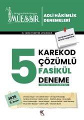Kuram 2026 MÜESSİR Adli Hakimlik Fasikül 5 Deneme Karekod Çözümlü 9. Baskı Kuram Kitap Yayınları
