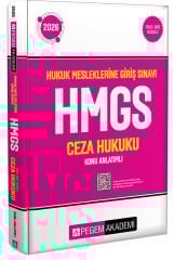 Pegem 2026 HMGS Avukatlık ve Noterlik Ceza Hukuku Konu Anlatımlı Pegem Akademi Yayınları