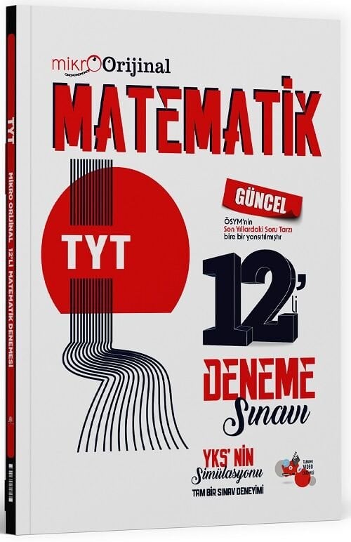 Orijinal YKS TYT Matematik 12 li Mikro Deneme Orijinal Yayınları