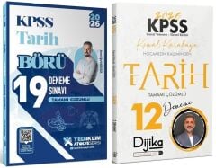 Yediiklim + Dijika 2026 KPSS MEB-AGS Tarih Börü 19 + 12 Deneme 2 li Set - Ahmet Uğur Karakuza, Kemal Karakaya Yediiklim Dijika Yayınları
