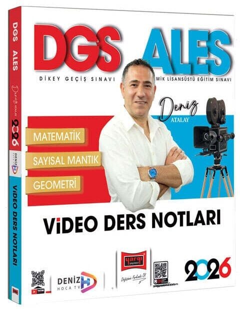 Yargı 2026 DGS ALES Matematik Sayısal Mantık Geometri Video Ders Notları - Deniz Atalay Yargı Yayınları