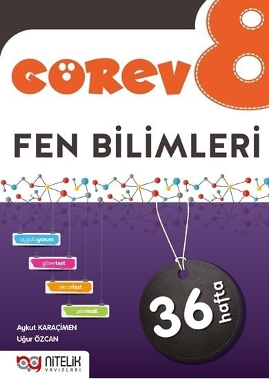 Nitelik 8. Sınıf Fen Bilimleri Görev Çalışma Föyleri Nitelik Yayınları