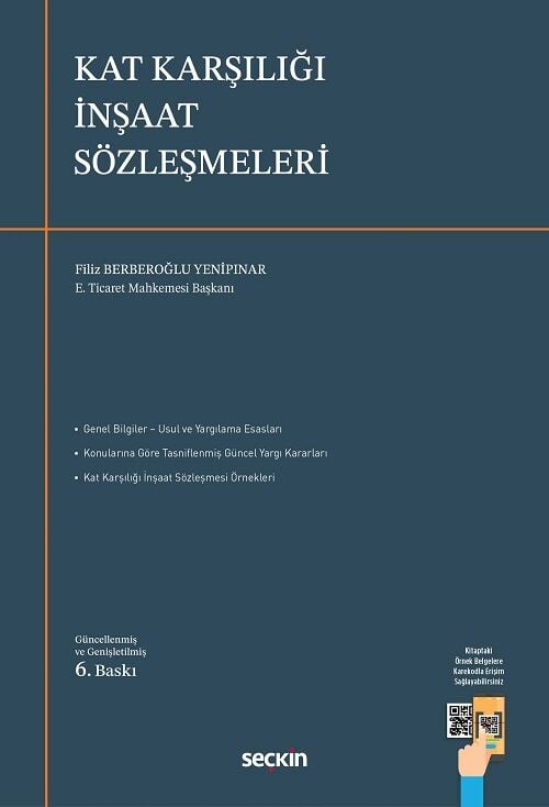 Seçkin Kat Karşılığı İnşaat Sözleşmeleri 6. Baskı - Filiz Berberoğlu Yenipınar Seçkin Yayınları