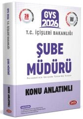 Data 2026 GYS İçişleri Bakanlığı Şube Müdürü Konu Anlatımlı Görevde Yükselme Data Yayınları