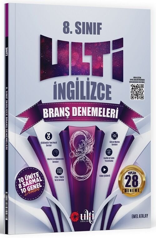 Ulti 8. Sınıf LGS İngilizce Ulti 28 Deneme Ulti Yayınları