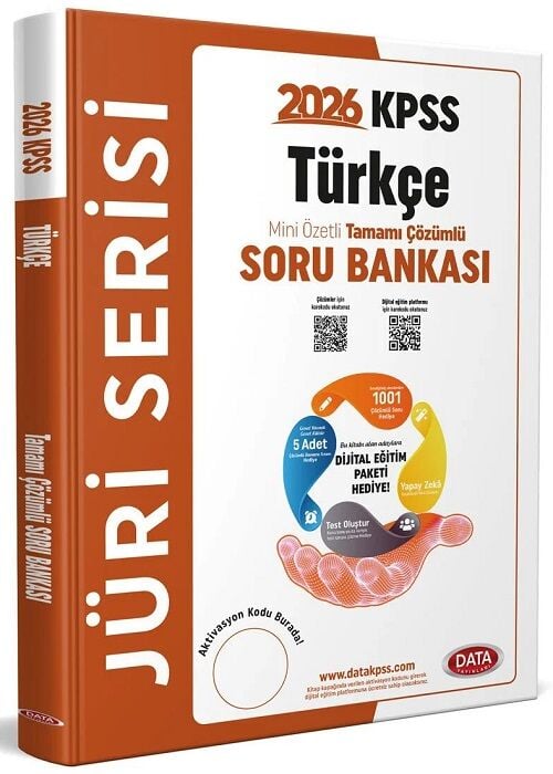 Data 2026 KPSS Türkçe Jüri Soru Bankası Çözümlü Data Yayınları