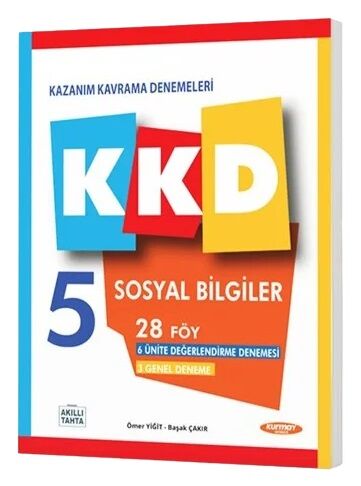 Kurmay ELT 5. Sınıf Sosyal Bilgiler KKD Haftalık Kazanım Kavrama Denemeleri Kurmay ELT Yayınları